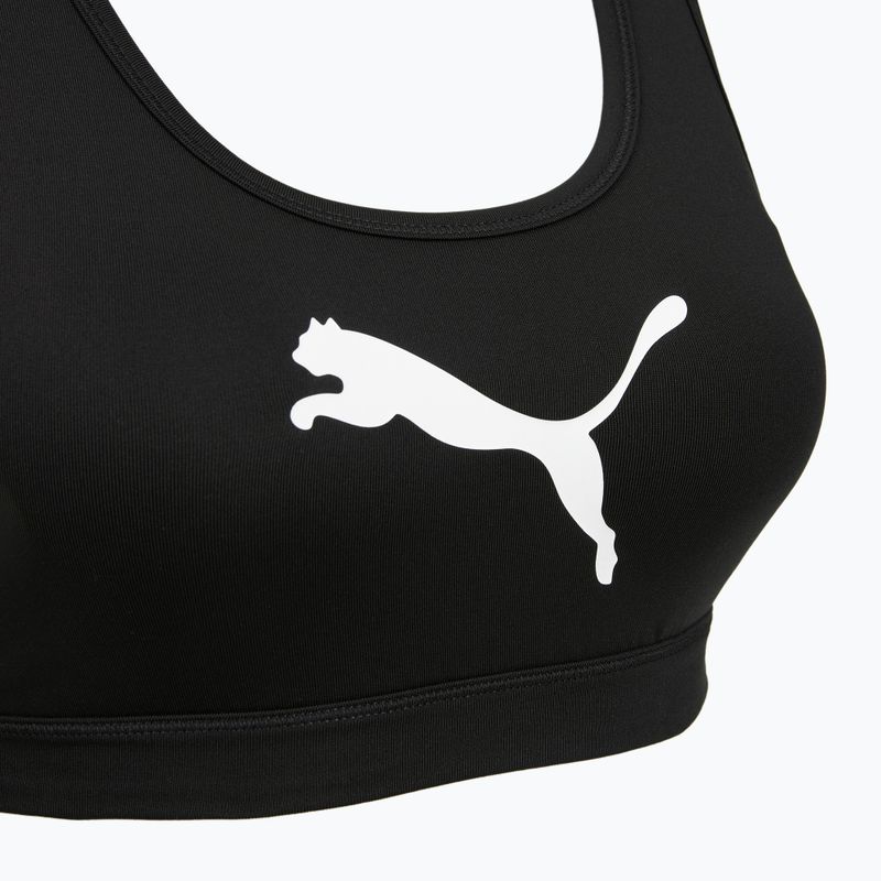 Női futó melltartó PUMA 4Keeps Bra black/white 3