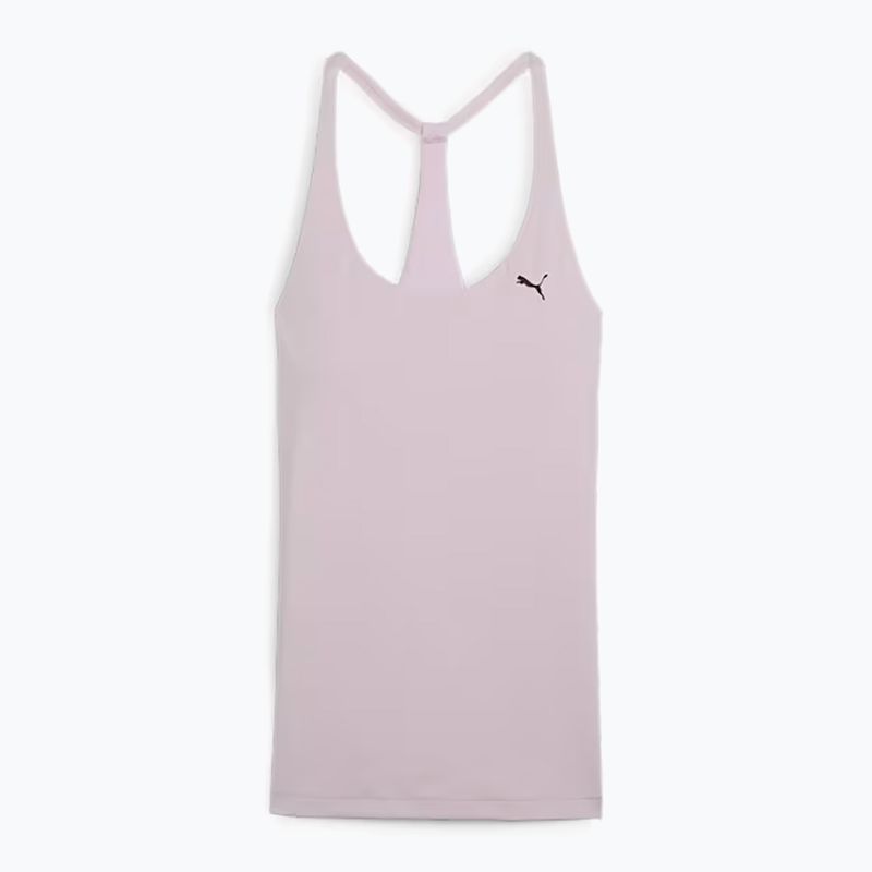 Női edzős tank top PUMA Studio Ultrabare 2in1 Tank grape mist