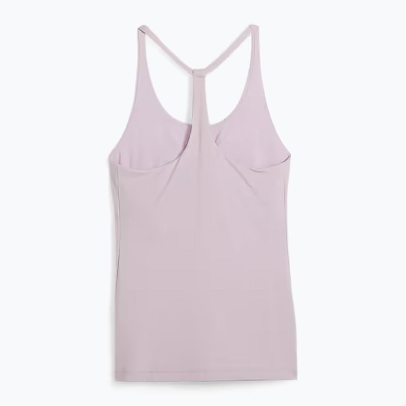 Női edzős tank top PUMA Studio Ultrabare 2in1 Tank grape mist 2