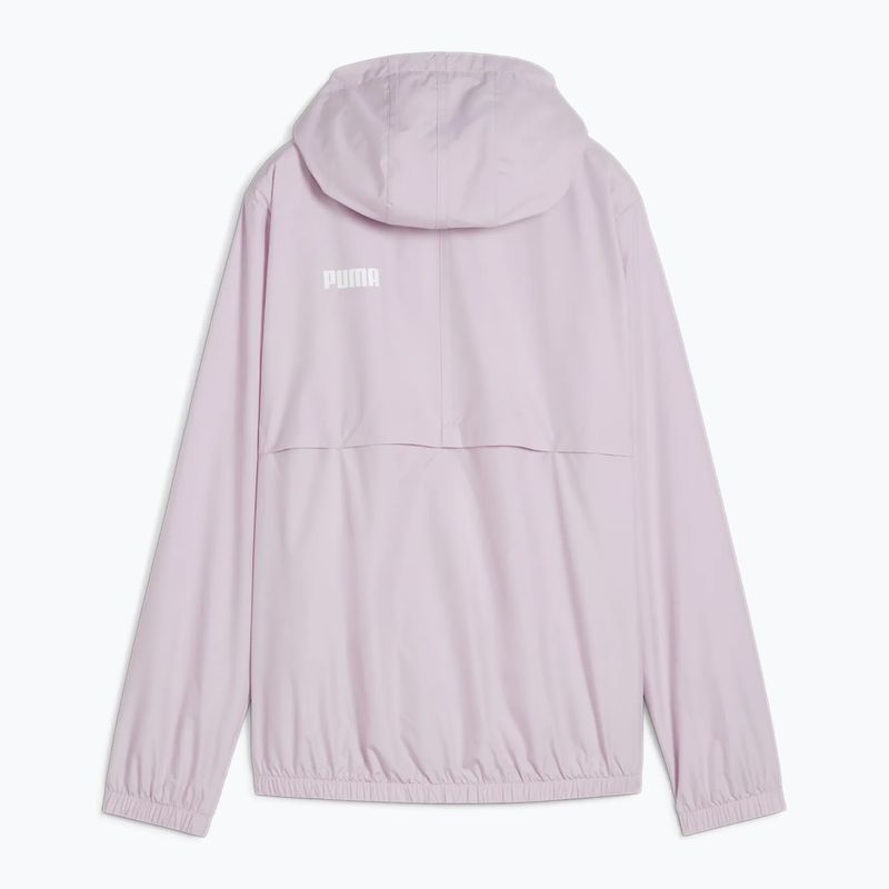 Női PUMA ESS Solid Windbreaker kapucnis női dzseki grape mist kabát 2