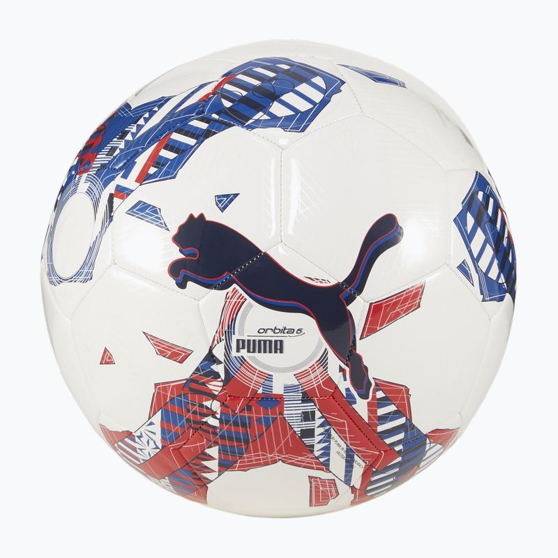 FocilabdaPUMA Orbita 6 FanwearCapsule MS puma white/puma team royal/puma red rozmiar 5 4