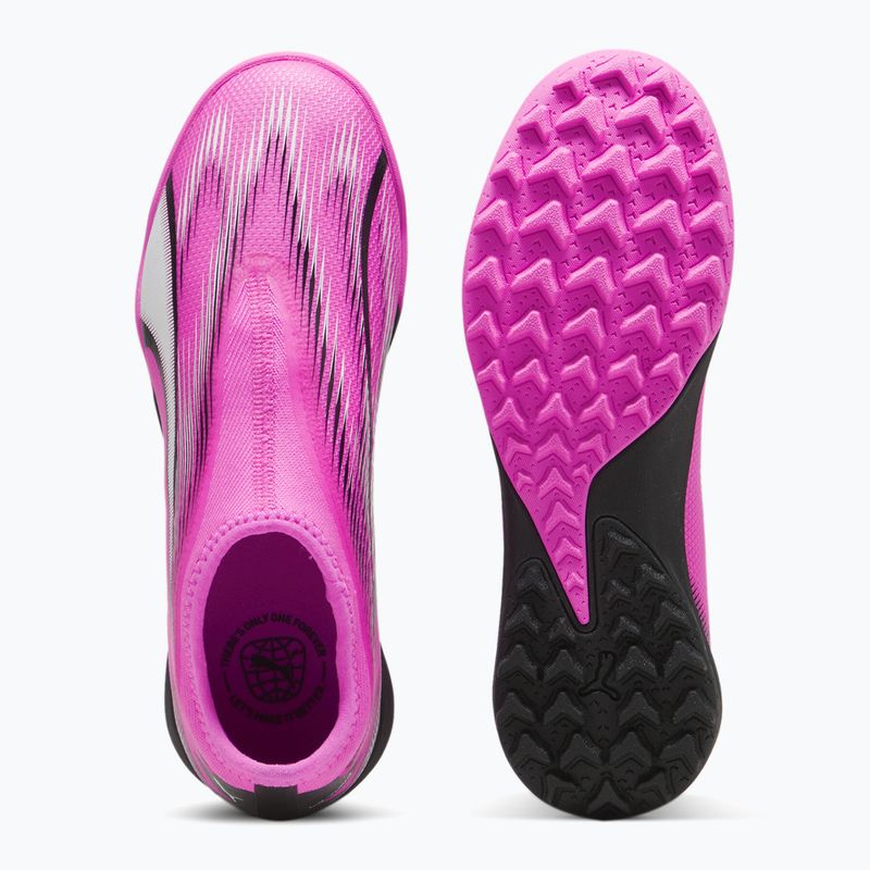 gyermek focicipő  PUMA Ultra Match LL TT + Mid Jr poison pink/puma white/puma black 11