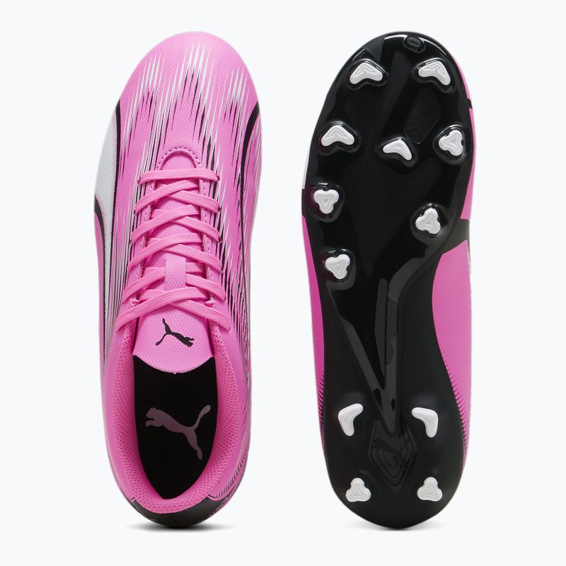 gyermek focicipő  PUMA Ultra Play FG/AG Jr poison pink/puma white/puma black 11