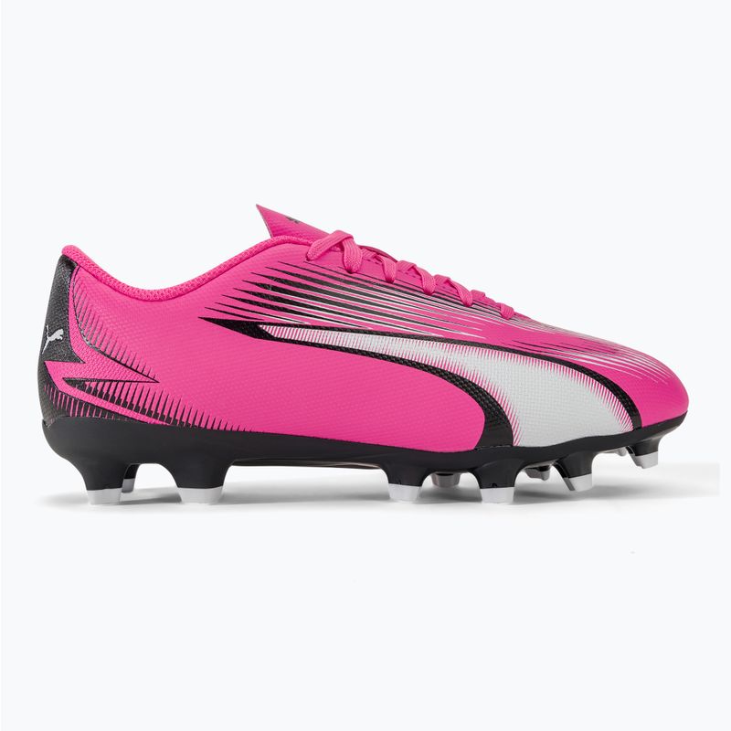 gyermek focicipő  PUMA Ultra Play FG/AG Jr poison pink/puma white/puma black 2