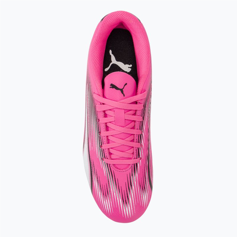 gyermek focicipő  PUMA Ultra Play FG/AG Jr poison pink/puma white/puma black 5