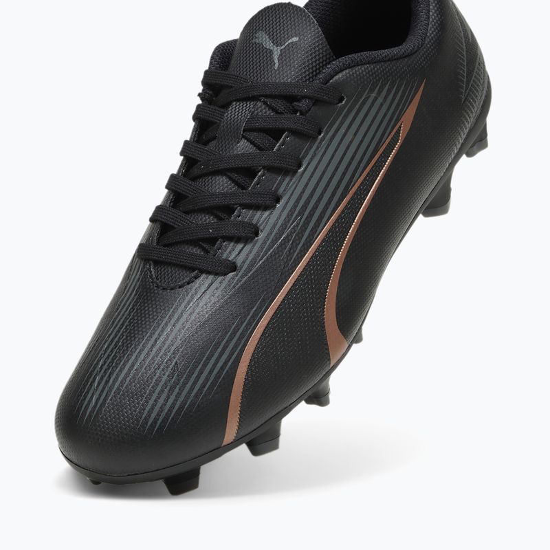 gyermek focicipő  PUMA Ultra Play FG/AG Jr puma black/copper rose 12