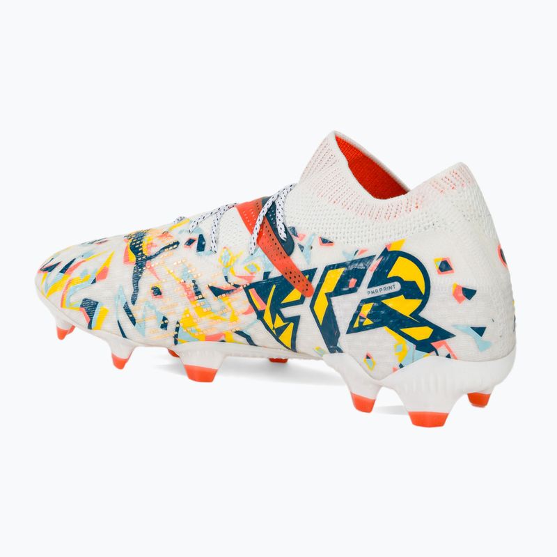Focicipő PUMA Future 7 Ultimate Creativity FG/AG white/oceantropic/ turquoisesurf/ hotheat/sunstream 3