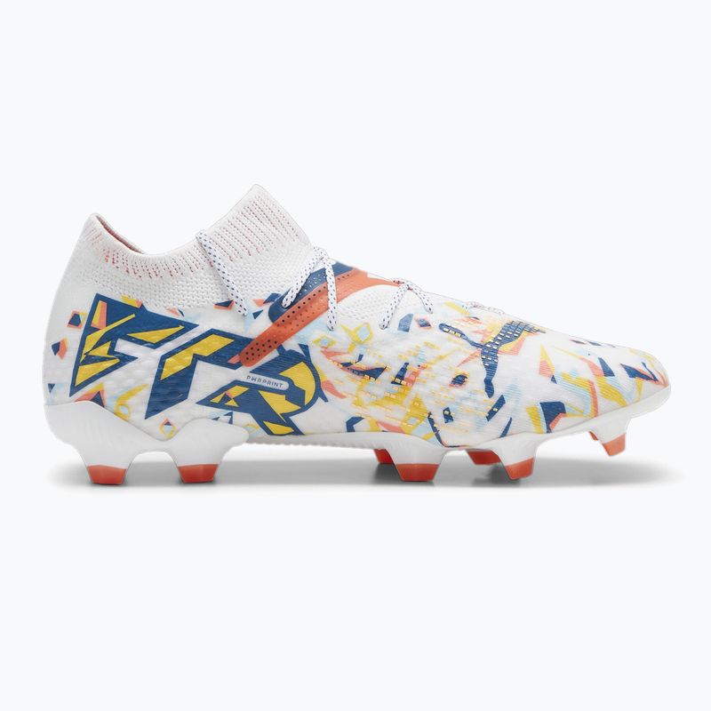 Focicipő PUMA Future 7 Ultimate Creativity FG/AG white/oceantropic/ turquoisesurf/ hotheat/sunstream 9