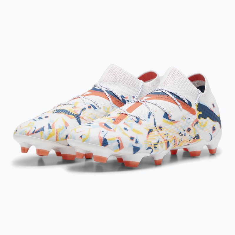 Focicipő PUMA Future 7 Ultimate Creativity FG/AG white/oceantropic/ turquoisesurf/ hotheat/sunstream 10