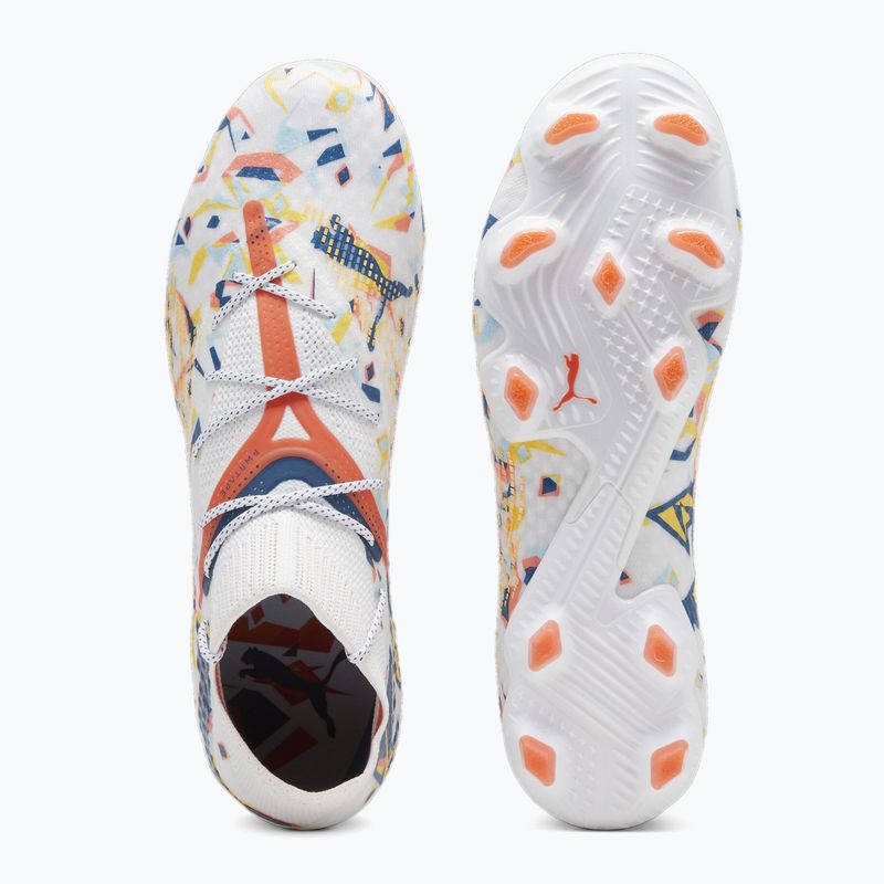 Focicipő PUMA Future 7 Ultimate Creativity FG/AG white/oceantropic/ turquoisesurf/ hotheat/sunstream 11