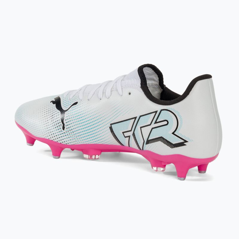 Focicipő PUMA Future 7 Play MxSG puma white/puma black/poison pink 3