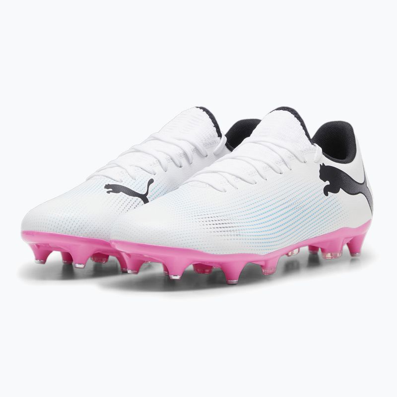 Focicipő PUMA Future 7 Play MxSG puma white/puma black/poison pink 10