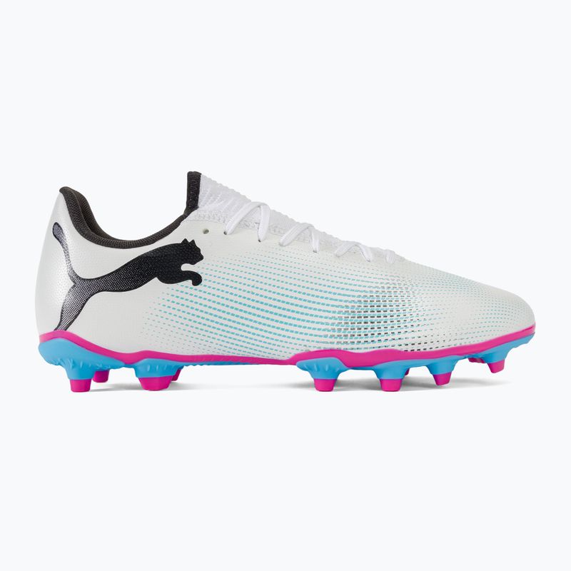 Focicipő PUMA Future 7 Play FG/AG puma white/puma black/poison pink 2