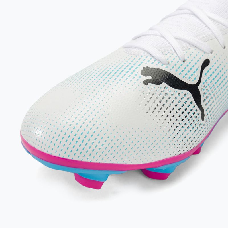 Focicipő PUMA Future 7 Play FG/AG puma white/puma black/poison pink 7