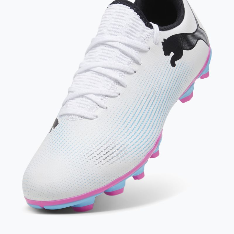 Focicipő PUMA Future 7 Play FG/AG puma white/puma black/poison pink 12