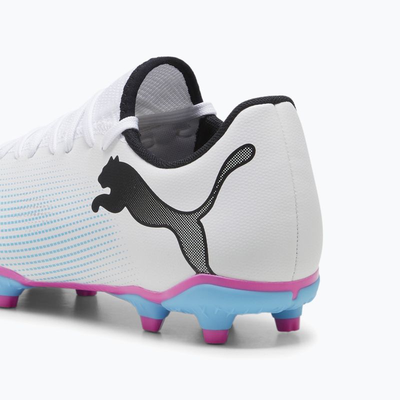 Focicipő PUMA Future 7 Play FG/AG puma white/puma black/poison pink 13