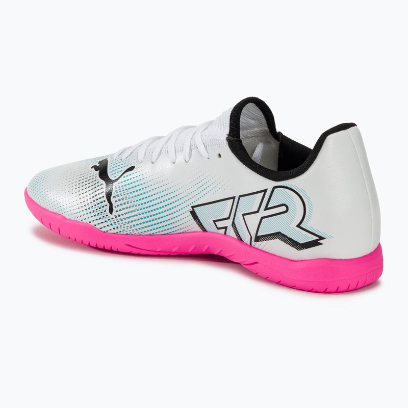 Focicipő PUMA Future 7 Play IT puma white/puma black/poison pink 3