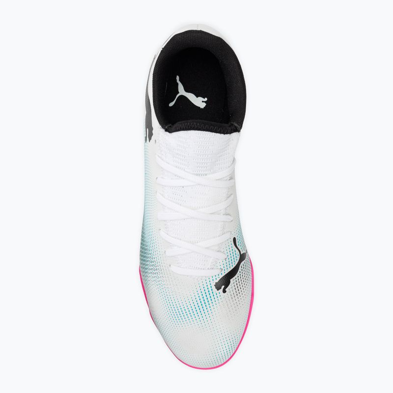 Focicipő PUMA Future 7 Play IT puma white/puma black/poison pink 5