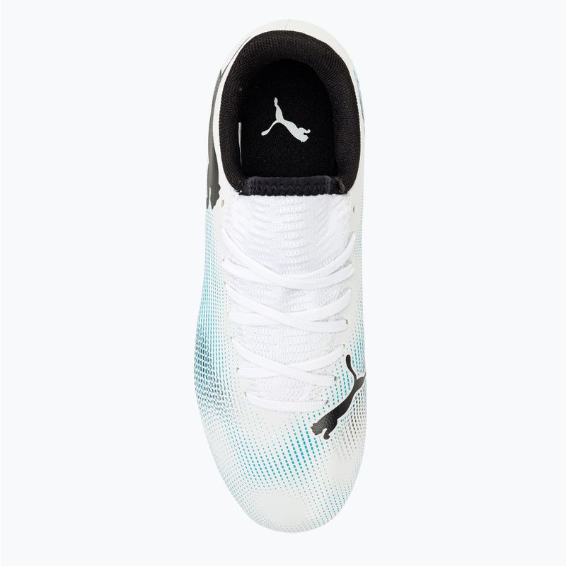Gyerek focicipő PUMA Future 7 Play FG/AG puma white/puma black/poison pink 5