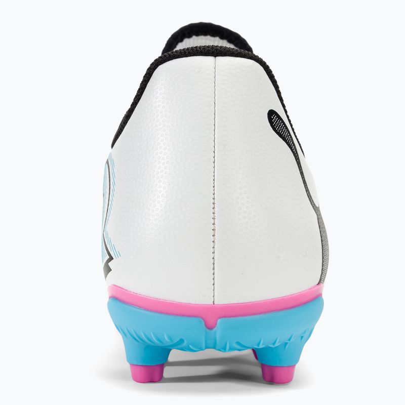 Gyerek focicipő PUMA Future 7 Play FG/AG puma white/puma black/poison pink 6