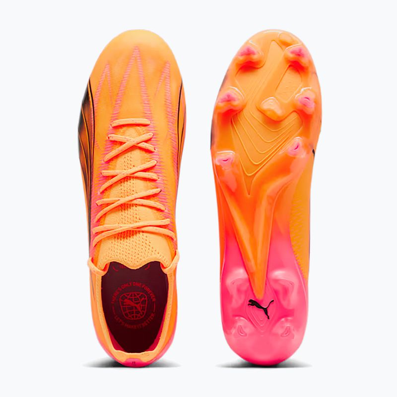 focicipő  PUMA Ultra Ultimate FG/AG sunset glow/puma black/sun stream 11