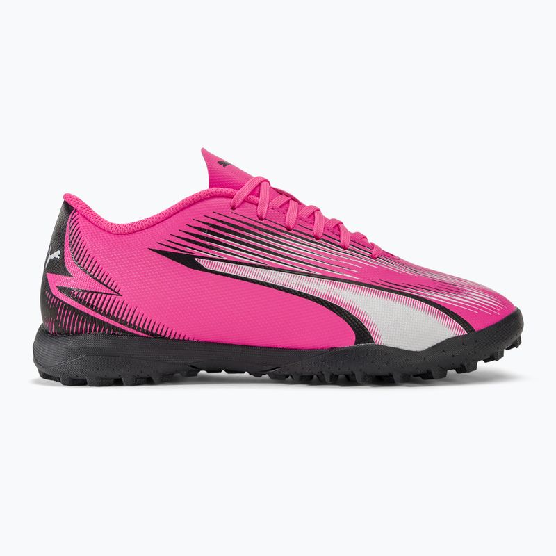 gyermek focicipő  PUMA Ultra Play TT Jr poison pink/puma white/puma black 2