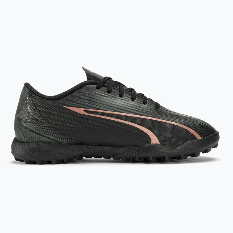 gyermek focicipő  PUMA Ultra Play TT Jr puma black/copper rose 2