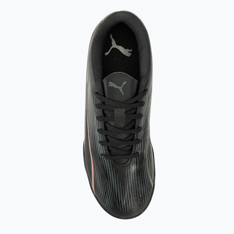 gyermek focicipő  PUMA Ultra Play TT Jr puma black/copper rose 5