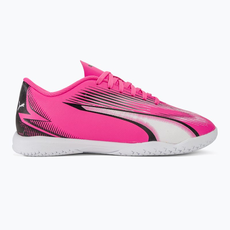 gyermek focicipő  PUMA Ultra Play TT Jr poison pink/puma white/puma black 2