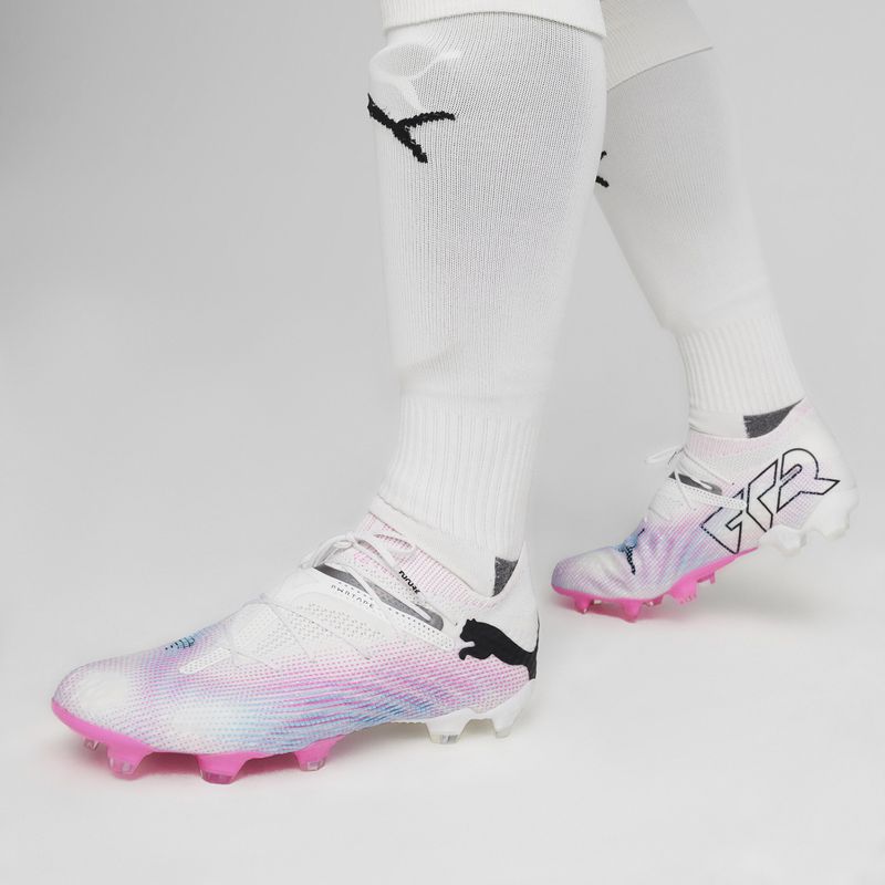 Focicipő PUMA Future 7 Ultimate FG/AG puma white/puma black/poison pink 13