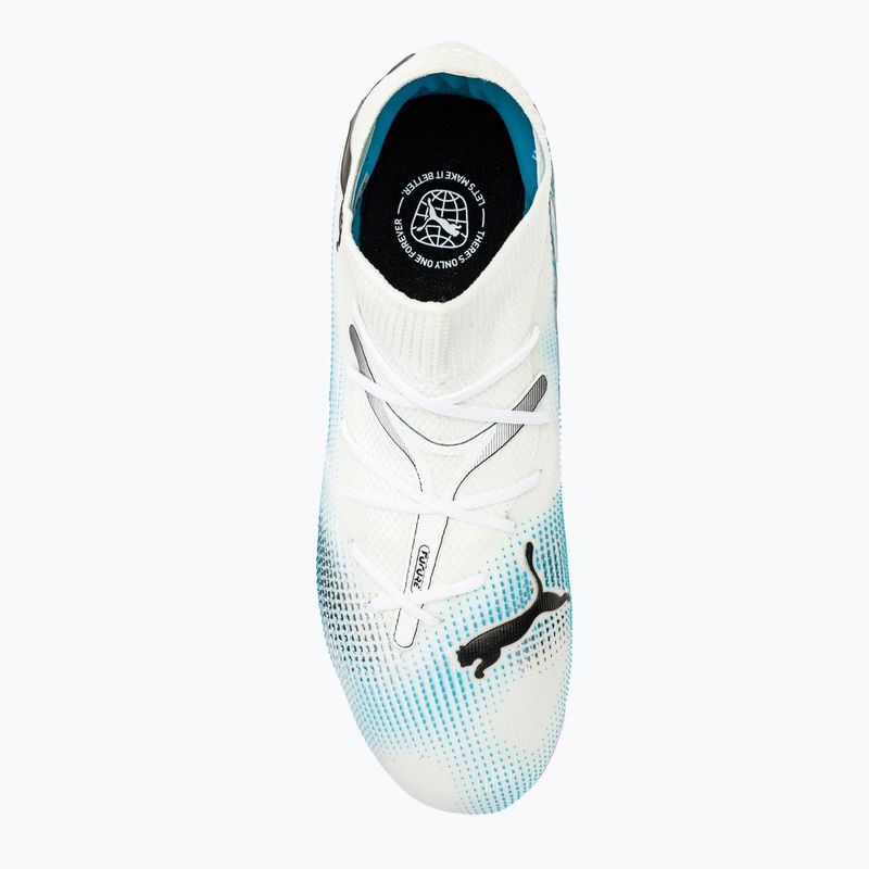 Gyerek focicipő PUMA Future 7 Match FG/AG puma white/puma black/poison pink 5