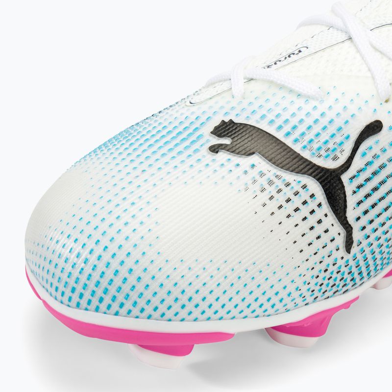 Gyerek focicipő PUMA Future 7 Match FG/AG puma white/puma black/poison pink 7