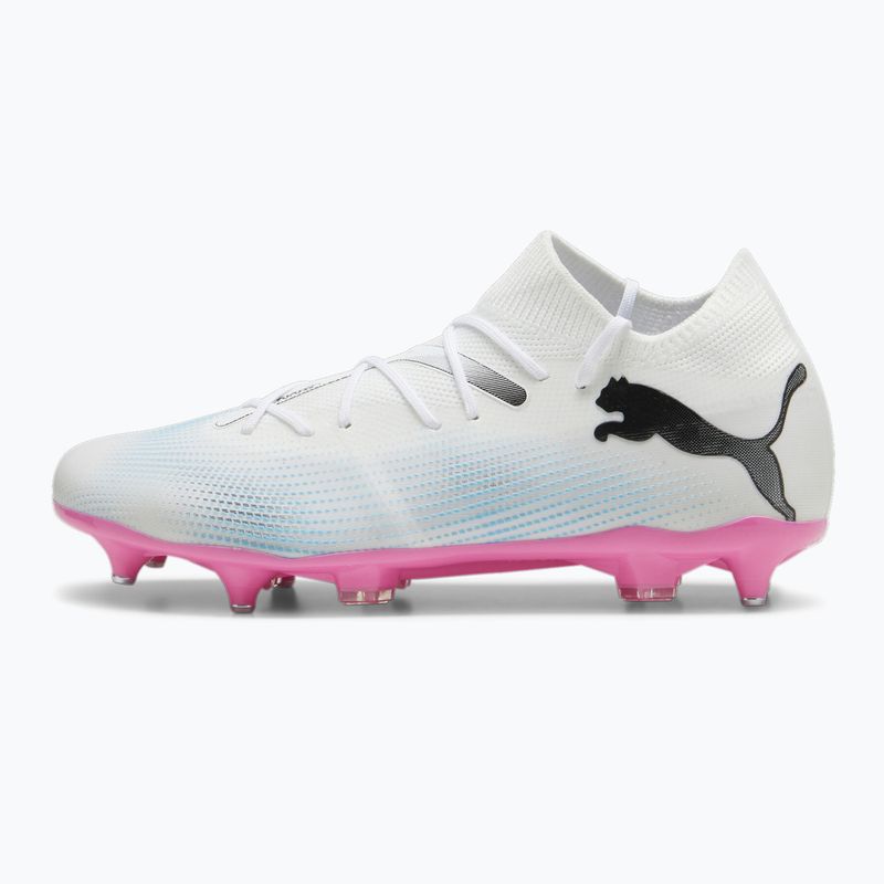 Focicipő PUMA Future 7 Match MxSG puma white/puma black/poison pink 8