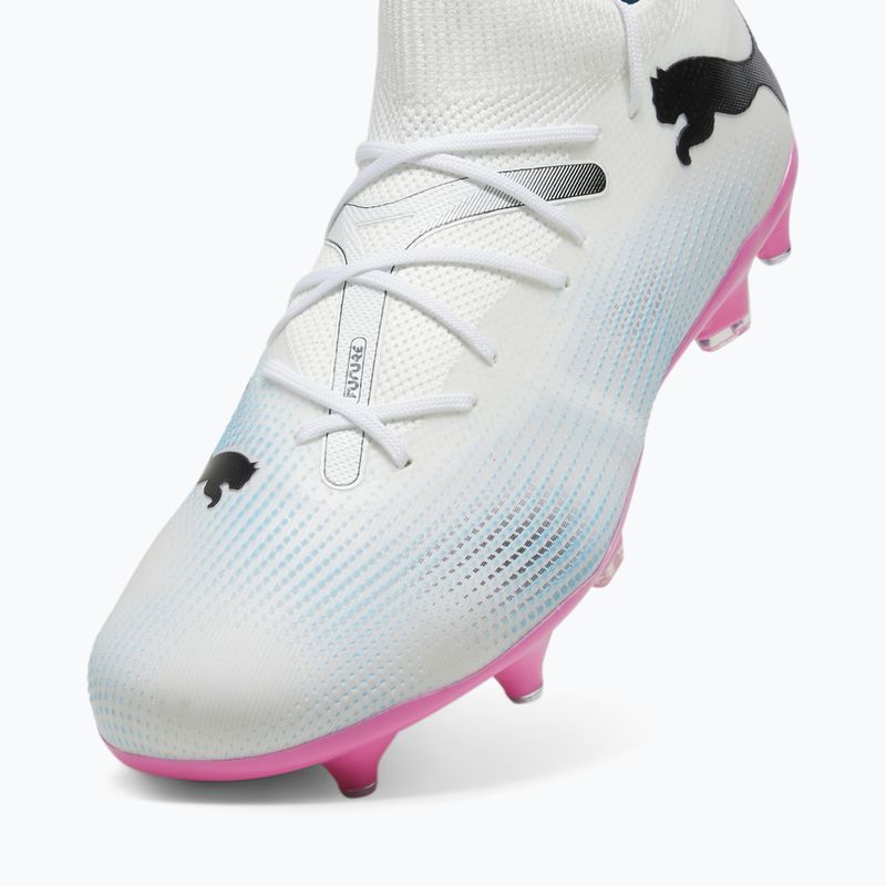Focicipő PUMA Future 7 Match MxSG puma white/puma black/poison pink 12