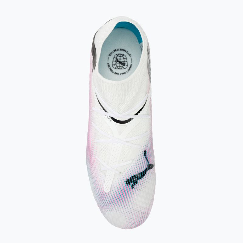 Gyerek focicipő PUMA Future 7 Pro FG/AG Jr puma white/puma black/poison pink 5