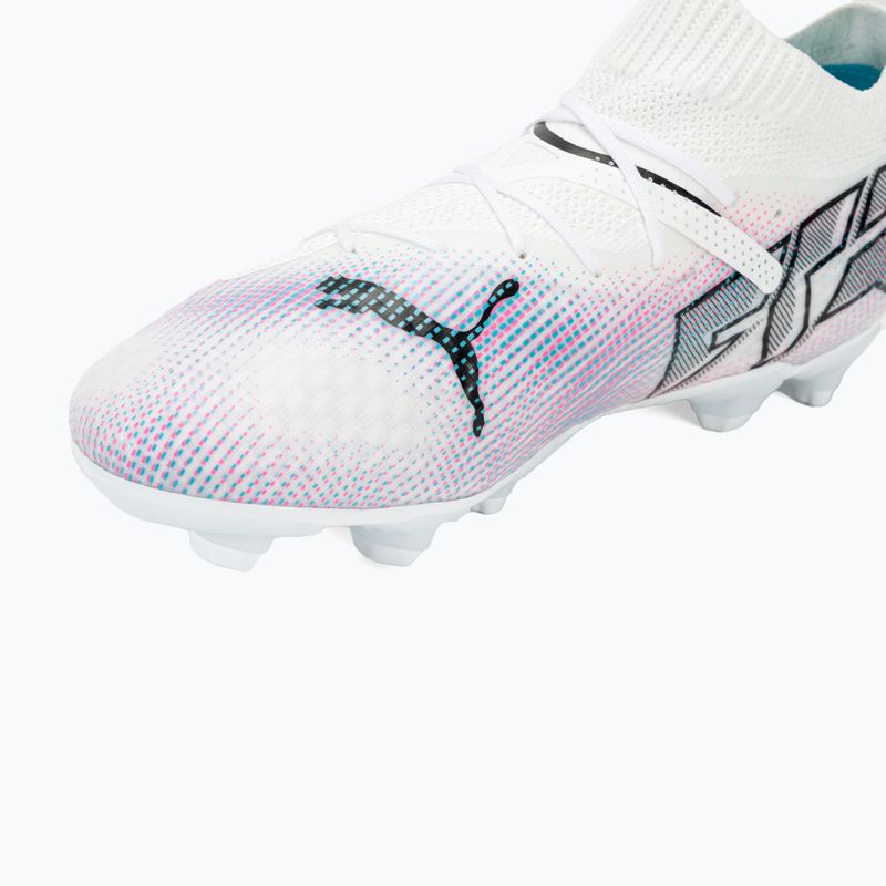 Gyerek focicipő PUMA Future 7 Pro FG/AG Jr puma white/puma black/poison pink 7