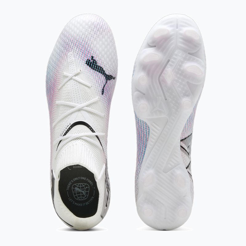 Gyerek focicipő PUMA Future 7 Pro FG/AG Jr puma white/puma black/poison pink 11