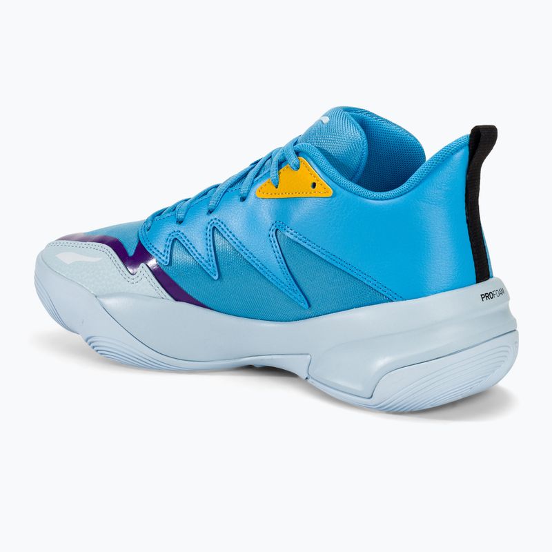 Férfi kosárlabda cipő PUMA Genetics luminous blue/icy blue 3