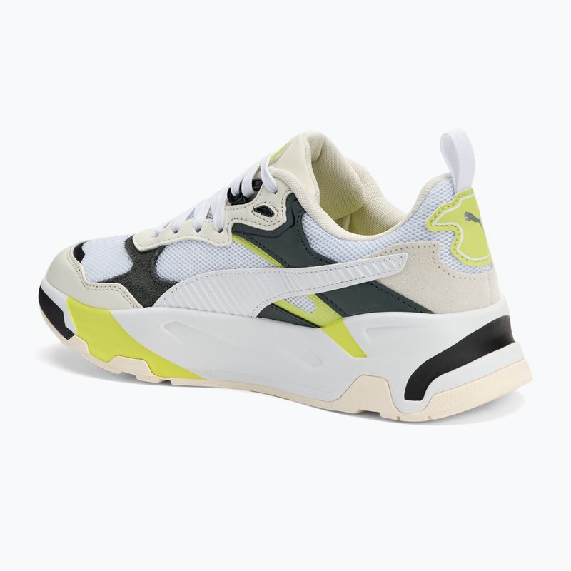 PUMA Trinity meleg fehér/puma fehér/ásványszürke/lime sheen cipő 3