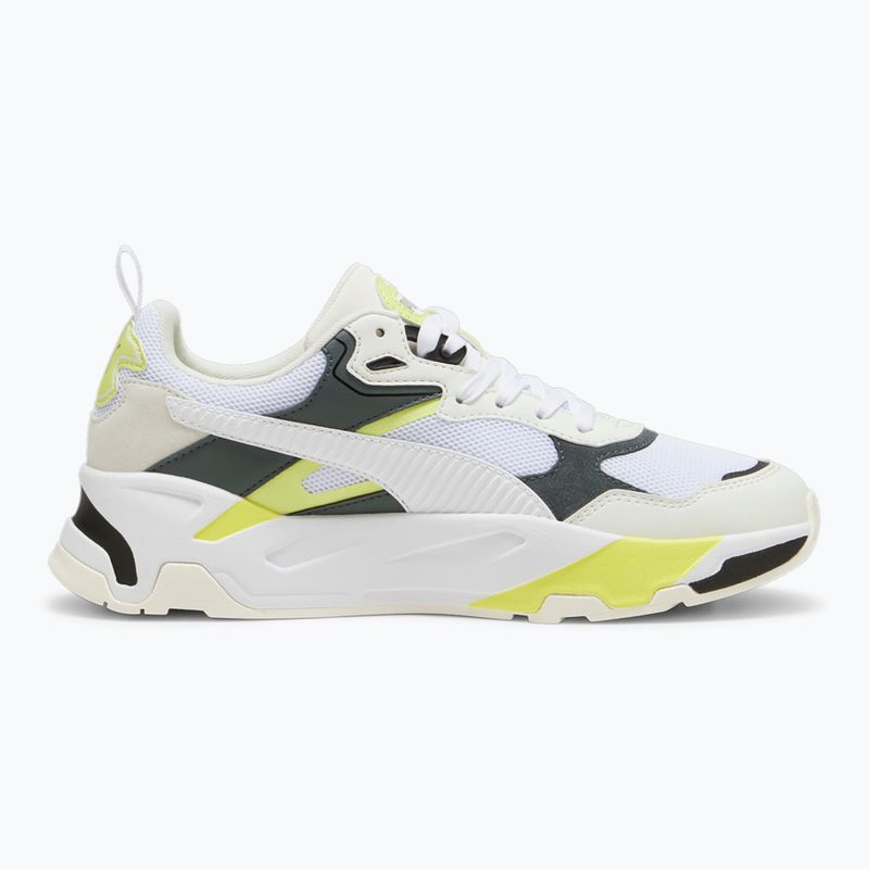 PUMA Trinity meleg fehér/puma fehér/ásványszürke/lime sheen cipő 10