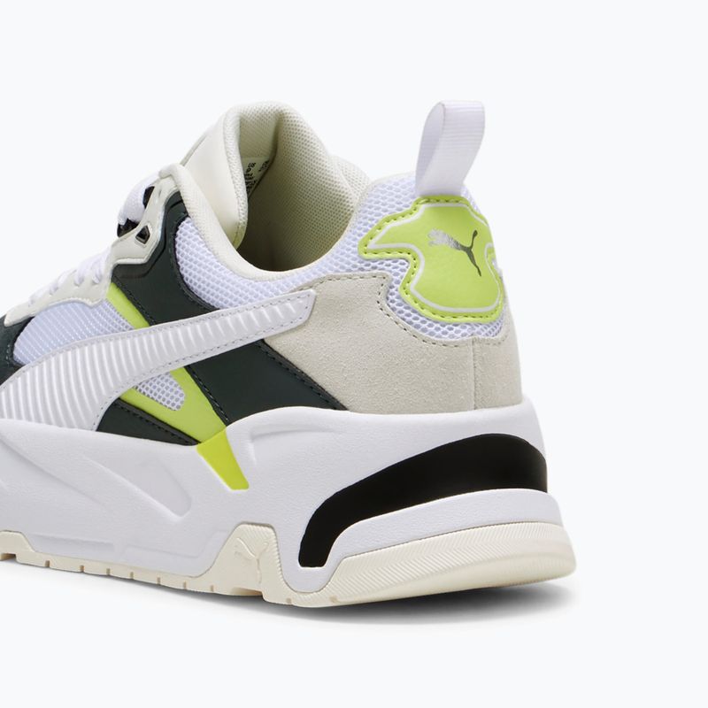 PUMA Trinity meleg fehér/puma fehér/ásványszürke/lime sheen cipő 13