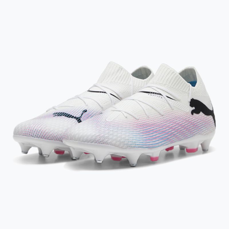 Focicipő PUMA Future 7 Pro MxSG puma white/puma black/poison pink 10