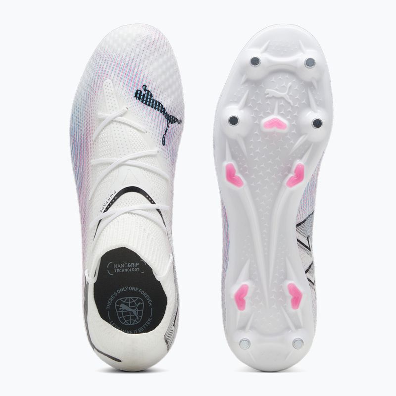 Focicipő PUMA Future 7 Pro MxSG puma white/puma black/poison pink 11