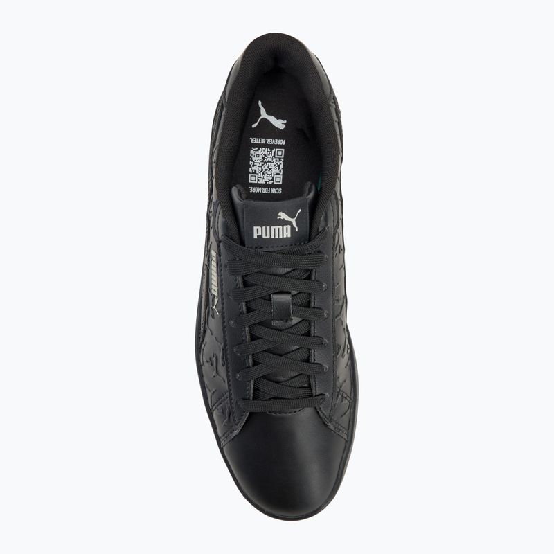 PUMA Smash 3.0 Superlogo cipő puma fekete/füstös szürke/puma fehér 5