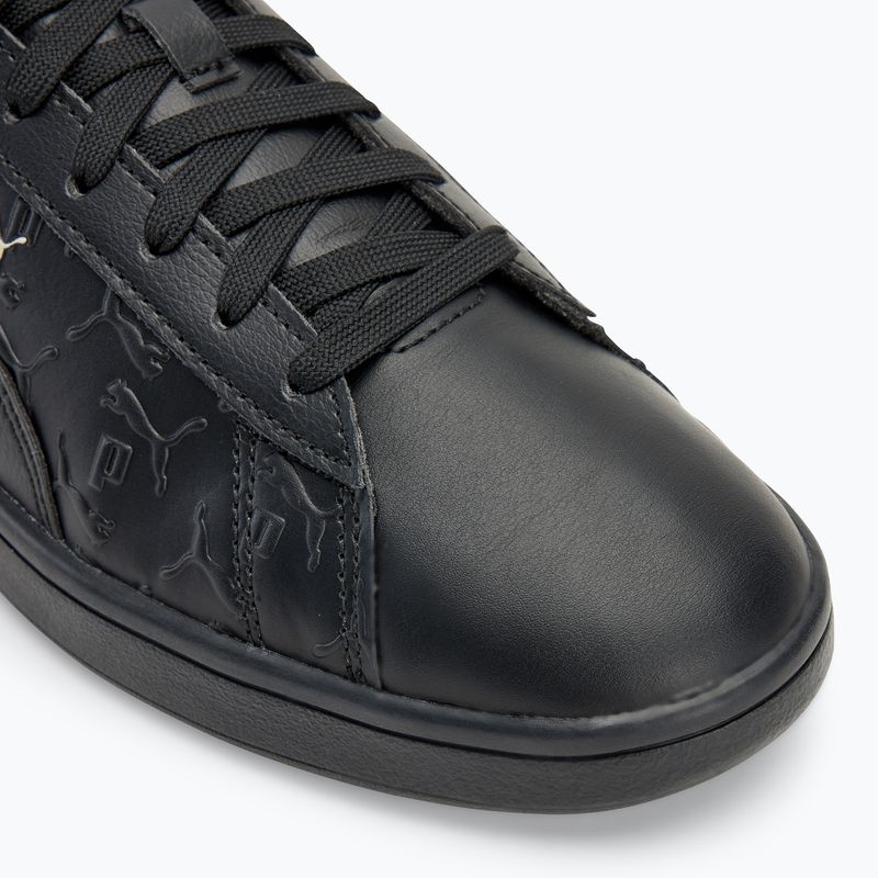 PUMA Smash 3.0 Superlogo cipő puma fekete/füstös szürke/puma fehér 7