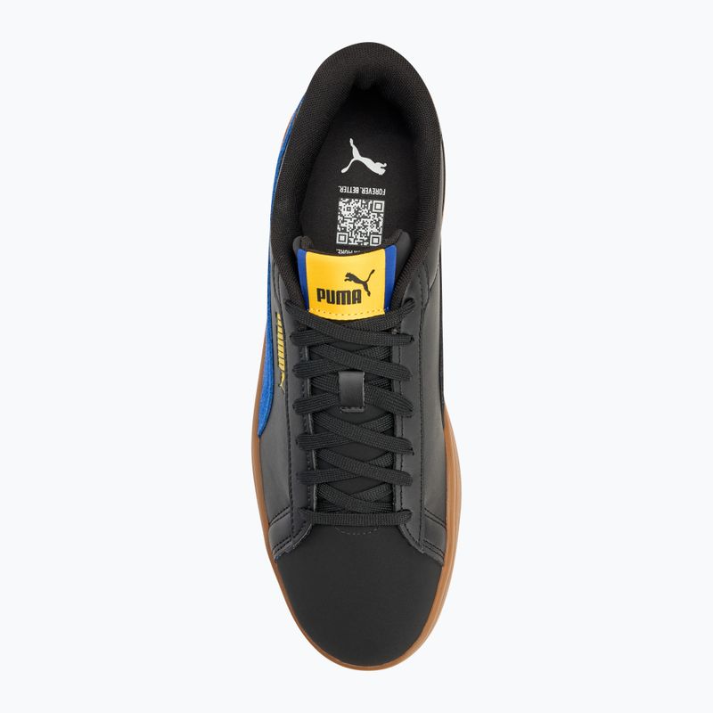 PUMA Smash 3.0 futball 24 puma fekete/lyde royal/sárga sizzle cipők 5