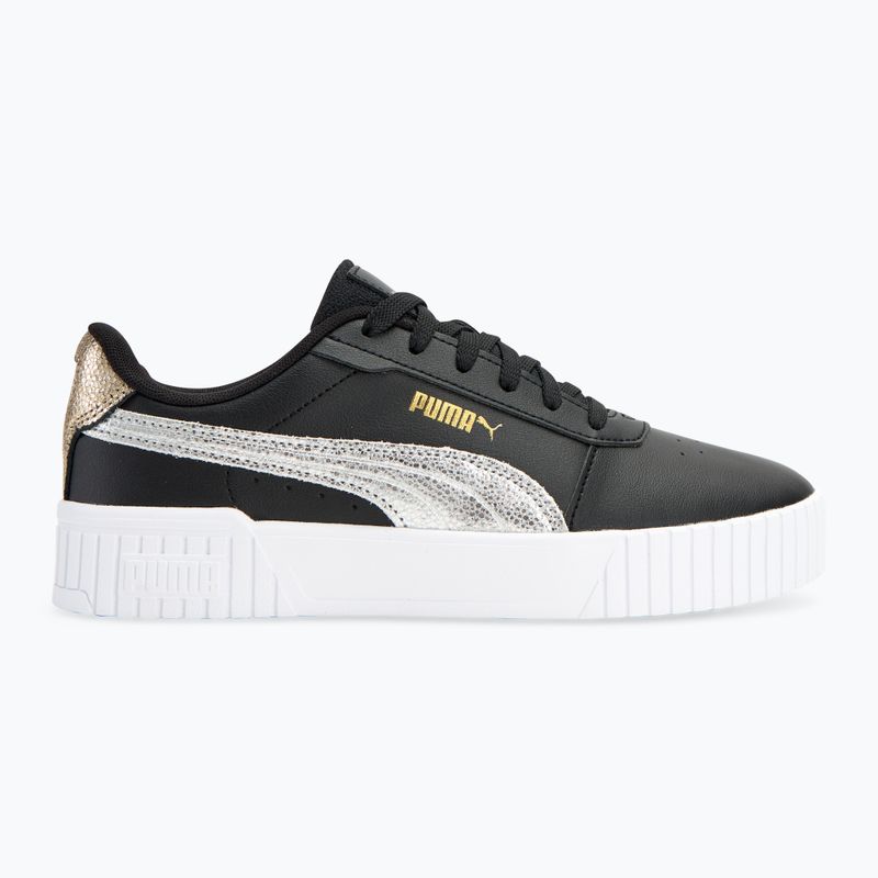 PUMA Carina 2.0 Metallic Shine női cipő puma fekete/puma ezüst/puma arany 2