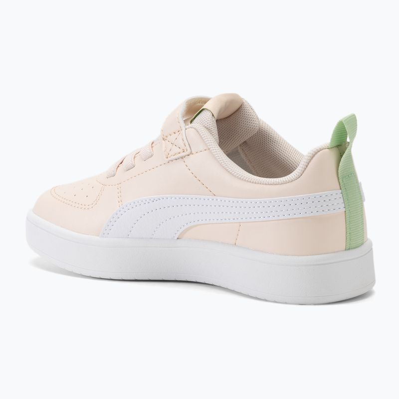 PUMA Rickie AC+ PS rosebay/puma fehér/tiszta zöld gyermekcipő 3