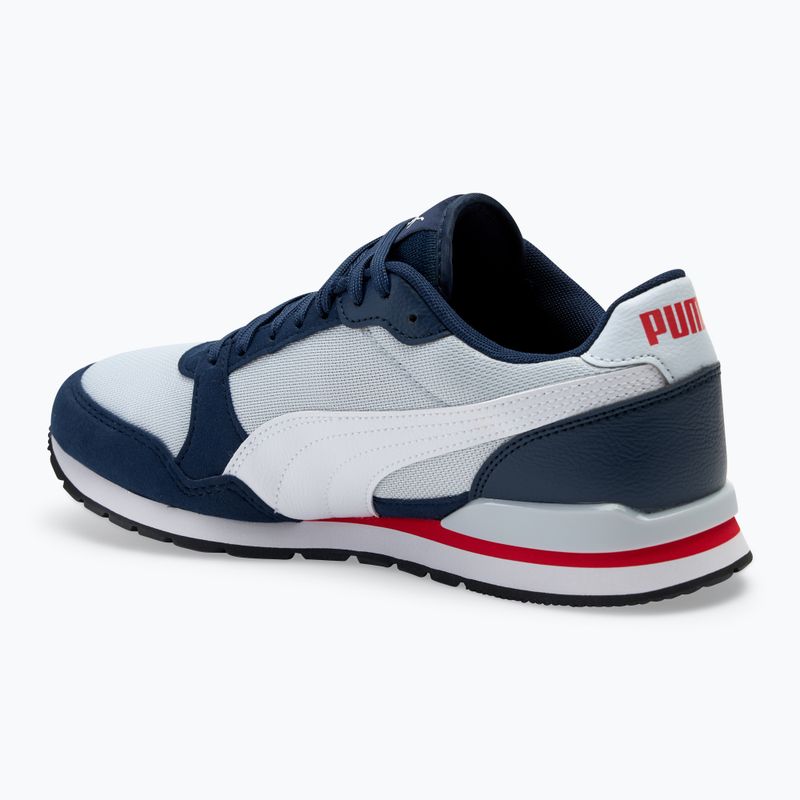 PUMA ST Runner v3 Mesh silver mist/fehér/club navy/for all time piros/fekete cipő 3