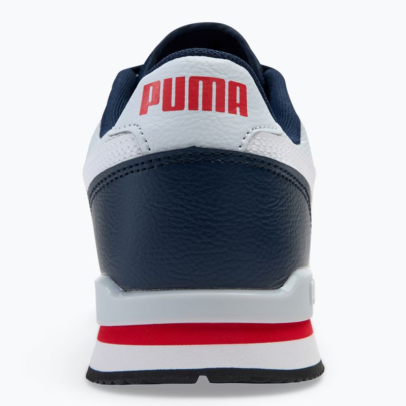 PUMA ST Runner v3 Mesh silver mist/fehér/club navy/for all time piros/fekete cipő 6